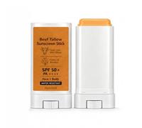 Beef Tallow Sunscreen Stick SPF 50+, Water Resistant for Face & Body, 15g | Natural Mineral Sunscreen with Zinc Oxide,UVA/UVB Protection,Non-Greasy Formula