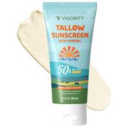 Beef Tallow Sunscreen with Zinc Oxide (100 mL, 30, Sun Protection Factor (SPF))