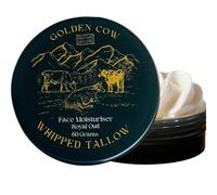 Beef Tallow Whipped Balm - Grass Fed Beef Tallow Face Cream & Moisturiser - Oud Scented Golden Cow Hydrating Whipped Balm for Dry Skin (60 g (Pack of 1), Oud)