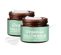 Beef Tallow with Frankincense Oil & Castor oil, Organic Beef Tallow Moisturizer for Skin, Tallow and Manuka Honey Balm for Face, Body (2)