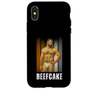 Beefcake Bear Pride Retro Gay Art Queer Masculinity Design Case for iPhone X/XS