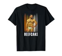 Beefcake Bear Pride Retro Gay Art Queer Masculinity Design T-Shirt