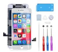 BeeFix Fit iPhone 8 Screen Replacement White (4.7 Inch) 3D Touch LCD Screen Digitizer Replacement Display Assembly Repair Kits with Waterproof Adhesive,Tempered Glass,Tools and Instruction