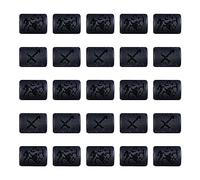 BEEFLYING 20Pcs 12 Zodiac Bead Charms Constellation Beads Black Frosted Glass Beads Cylinder Pendant for DIY Jewelry Bracelet Neckalce Making Crafts Accessories,13.7x10mm, Hole:1.5mm(Sagittarius)