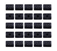 BEEFLYING 20Pcs 12 Zodiac Bead Charms Constellation Beads Black Frosted Glass Beads Cylinder Pendant for DIY Jewelry Bracelet Neckalce Making Crafts Accessories,13.7x10mm, Hole:1.5mm(Cancer)