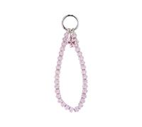 BEEFLYING Crystal Beaded Phone Wrist Strap, CellPhone Charm Lanyard Chain, Sparkling Phone Wristlet Bracelet for Women Bag Keychain，Pink