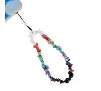 BEEFLYING Gemstone Phone Lanyard Wrist Straps Cellphone Charm Wristlet Handmade Anti-Lost Phone Bracelet Strap for Keychain Bag Hanging Accessories