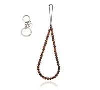 BEEFLYING Tiger Eye Stone Phone Lanyard Wrist Straps Anti-Lost Phone Strap Charm