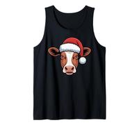Beefmaster Cow Christmas Cattle Ugly Xmas Sweater Holiday Tank Top