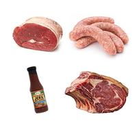 Beefy BBQ Box | 4 Ingredients | Beef Ribs | Beef Brisket | Beef Sausage | BBQ Sauce
