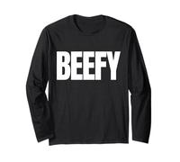 Beefy Written in Huge Letters Long Sleeve T-Shirt