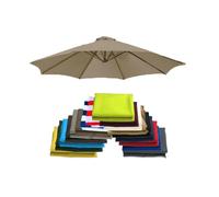 BEEGMA Patio Umbrella Replacement Canopy 6 Ribs 8 Ribs Outdoor Umbrella Replacement Top 2.0/2.3/2.7/3.0m Canopy Cover for Garden Parasol Canopy (Color : Top, Size : 2.7m/9FT-6Ribs)