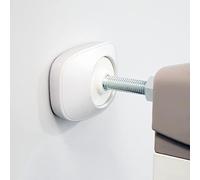 BeeGo® 4-Pack Baby Gate Wall Protectors - Self-Adhesive Pressure Pads for Retractable Stair Gates - No-Drill Safety Extension for Baby & Pet Barriers