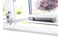 BeeGo® Window Restrictors, Child & Pet Safety Locks, Self-Adhesive, No Tools, Fits UPVC & Most Windows, Restricts Window Opening, Grey, 1 Pc
