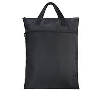 BeeGreen Black Hanging Laundry Hamper with Two Zippered Pockets Laundry Bag with Handle Waterproof Washable for College Dorm Travel Gym Beach Pool Swimsuit Bathsuit