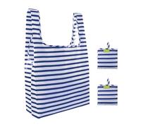 BeeGreen Reusable Grocery Bags Heavy Duty Totes for Women Foldable Grocery Bag Large Shopping Totes with Handles for Work Travel Gift Store Polyester Washable 2 Pack