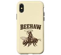 Beehaw Vintage Bee-Wrangler Cute Beekeeper Cowboy Bee Youth Case for iPhone X/XS