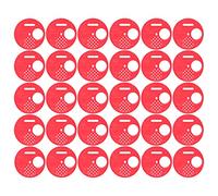 Beehive Door Entrance Disc, Beekeeping Tool, 30Pcs Plastic Round Exit Vent Gate for Beehives, Durable Beekeeper Supplies with Rotatable Design to Control Bee Traffic (Red)