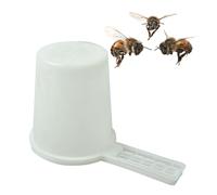 Beehive Entrance Feeder Plastic Beekeeping Feed Cup White