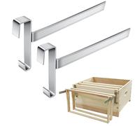 Beehive Frame Holder -21x15cm, Bee Frame Holder, Stainless Steel Bee Hive Stand, Frames-B́ee Supplies Hive Tool For Beekeeper Multifunctional Rustproof Beekeeping Supplies For Beekeeper