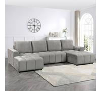 Beehive Furniture Sanya Luxury Sofa Bed | Large Sleeping Area | Built to Last in Grey | Size: 3 Pack Beehive Furniture Grey 3 Pack