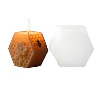 Beehive Mould for Pillar Candles - Reusable Craftsmanship | Silicone Mould for Beeswax Candles - for School, Studio, Home, Gathering, Party, Children, Adults and Beginners