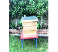 BEEHIVE NEW, improved, Anatolian White Pine, BS National Beehive, metal roof, landing board, 2 supers, a brood box, wire queen excluder, mesh floor, varroa tray