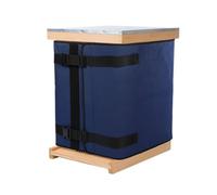 Beehive Protection Cover, 75.9*23.6in 600D Oxford-cloth Bee Hive Insulation Wrap Windproof Winter Bee Hive Wrap for Honeycomb Yard Patio Garden Farm (Blue)