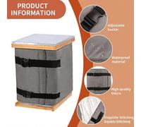 Beehive Protective Cover, Windproof and Warm, Adjustable Design for Winter for Beekeeping, Fits Various Hive Models, 60 x 193 cm