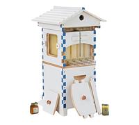 Beehive Starter Kit, Complete Flow Bee Box - Observation Window, Honey Spout, Carpenter Bee House for Garden Pollinators & Beginner Beekeeping