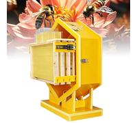 Beehive Starter Kit with Observation Windows, 3 Frames & 6 Honeycomb Trays, Easy Colony Management for Indoor & Garden Beekeeping