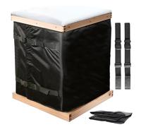 Beehive Winter Cover - 600D Oxford Cloth Hive Thermal Blanket, Windproof Beehive Insulation Layer| Reusable and Adjustable Beehive Heat Retention Wrap, Hive Cover for Beekeeping Supplies