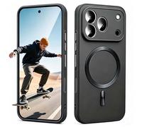BEEJTUNY Case for Xiaomi Redmi A7 Pro 4G, Phone Case with Built-in Metal Ring Compatible with Magnetic Accessories, Supports Wireless Charging Cover.Black