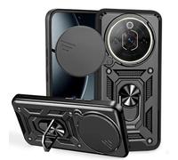BEEJTUNY Case for ZTE nubia Focus Pro 5G, Cover Protective Bumper with Lens Shell, Shockproof Protective Case with 360?Magnetic Holder. Black