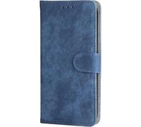 BEEJTUNY Leather Case For Blackview shark 6, Wallet Function with RFID Protection, Magnetic Closing Shell, Built-in TPU Protective Cover.Blue