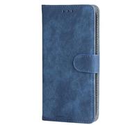 BEEJTUNY Leather Case For Doogee N55/Doogee N55 plus / N55 pro, Wallet Function with RFID Protection, Magnetic Closing Shell, Built-in TPU Protective Cover.Blue