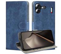 BEEJTUNY Leather Case For Nothing phone 4b, Wallet Function with RFID Protection, Magnetic Closing Shell, Built-in TPU Protective Cover.Blue