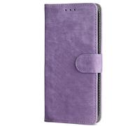 BEEJTUNY Leather Case For Oukitel P1, Wallet Function with RFID Protection, Magnetic Closing Shell, Built-in TPU Protective Cover.Purple