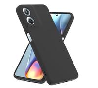 BEEJTUNY Liquid Silicone Case for Motorola Moto E14/G04/G24, Protective Cover [Anti-scratch, Anti-fingerprint, Anti-shock], Soft and Slim Bumper Cover Shell. Black