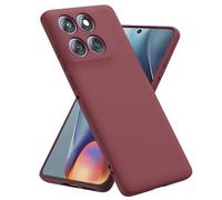 BEEJTUNY Liquid Silicone Case for Motorola Moto G86 5G, Protective Cover [Anti-scratch, Anti-fingerprint, Anti-shock], Soft and Slim Bumper Cover Shell. Red