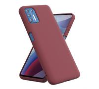 BEEJTUNY Liquid Silicone Case for Motorola Moto G9 plus, Protective Cover [Anti-scratch, Anti-fingerprint, Anti-shock], Soft and Slim Bumper Cover Shell. Red