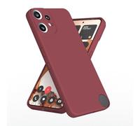 BEEJTUNY Liquid Silicone Case for Nothing CMF Phone 2 Pro, Protective Cover [Anti-scratch, Anti-fingerprint, Anti-shock], Soft and Slim Bumper Cover Shell. Red