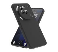 BEEJTUNY Liquid Silicone Case for Nothing Phone 3a Pro, Protective Cover [Anti-scratch, Anti-fingerprint, Anti-shock], Soft and Slim Bumper Cover Shell. Black