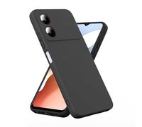 BEEJTUNY Liquid Silicone Case for ZTE Blade A34, Protective Cover [Anti-scratch, Anti-fingerprint, Anti-shock], Soft and Slim Bumper Cover Shell. Black