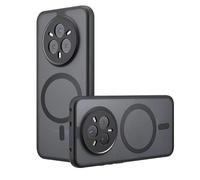 BEEJTUNY Protective Case for Oppo Realme 14 Pro, Magnetic Cover Fit for Car Mount and Supports Wireless Charging, Frosted Anti-fall Shell.CX