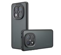 BEEJTUNY Transparent Case for Xiaomi Redmi Note 14 Pro 4G frosted Cover, 2.4M Drop Protection case, Anti-Yellowing Shockproof Cover, Fingerprint Resistant. Grey