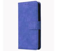 BEEJTUNY Wallet Phone Case for ZTE Nubia Neo 5 5G, Skin-friendly Leather Cover, Shock Bumper Protective Shell with Magnetic Clasp and Bracket. Blue
