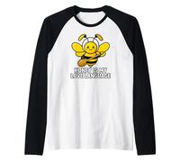 Beekeeper Apiarist Honey is My Love Language Raglan Baseball Tee