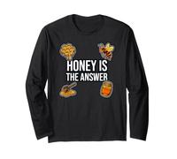 Beekeeper Apiarist Honey is The Answer Long Sleeve T-Shirt