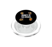 Beekeeper Apiarist Honey Is The Answer PopSockets PopGrip for MagSafe